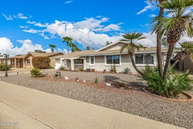 Serene Golf Course Views!  Discover the perfect blend of comfort on Sun City South Golf Course in Arizona - for sale on GolfHomes.com, golf home, golf lot