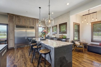 Welcome to 489 S Pin High Dr, a one-of-a-kind custom home on Desert Hawk At Pueblo West in Colorado - for sale on GolfHomes.com, golf home, golf lot