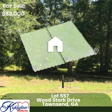 This 0.73 acre lot is surrounded by natural beauty of Coastal Ga on Sapelo Hammock Golf Club in Georgia - for sale on GolfHomes.com, golf home, golf lot