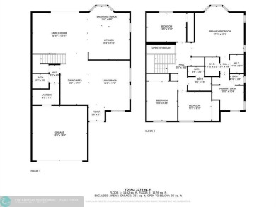 Lowest price, very well maintained 4 bed 2.5 bath in the highly on The Links At Madison Green in Florida - for sale on GolfHomes.com, golf home, golf lot