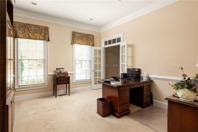 Tucked away in The Highlands at White Oak, this stately home on Canongate On White Oak Golf Course in Georgia - for sale on GolfHomes.com, golf home, golf lot