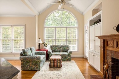Tucked away in The Highlands at White Oak, this stately home on Canongate On White Oak Golf Course in Georgia - for sale on GolfHomes.com, golf home, golf lot