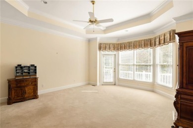 Tucked away in The Highlands at White Oak, this stately home on Canongate On White Oak Golf Course in Georgia - for sale on GolfHomes.com, golf home, golf lot