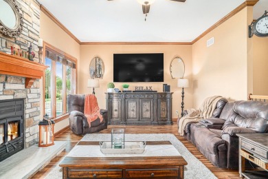 Charming LAKEFRONT RANCH WITH WALKOUT BASEMENT WITH OVER 3300 on Lake of Four Seasons Country Club in Indiana - for sale on GolfHomes.com, golf home, golf lot