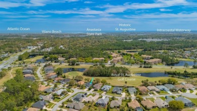 Brand-new heated saltwater pool, custom paver patio, and a full on Royal St. Augustine Golf and Country Club in Florida - for sale on GolfHomes.com, golf home, golf lot