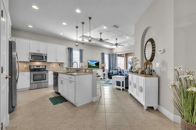 Welcome to this impeccably maintained, turn-key furnished gem on Pelican Preserve Golf Club in Florida - for sale on GolfHomes.com, golf home, golf lot