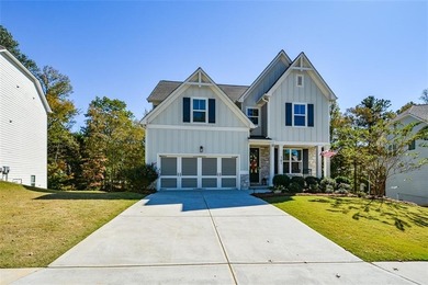 Built in 2021 and meticulously maintained, this 4-bedroom on The Frog Golf Club in Georgia - for sale on GolfHomes.com, golf home, golf lot