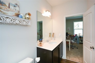 Built in 2021 and meticulously maintained, this 4-bedroom on The Frog Golf Club in Georgia - for sale on GolfHomes.com, golf home, golf lot