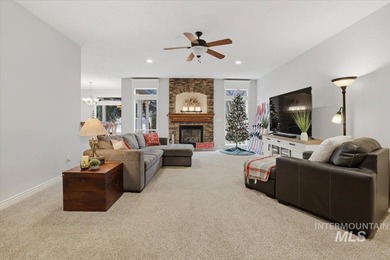 Welcome home to this beautiful 4-bedroom, 2.5-bath, two-story on Hunters Point Golf Club in ID - for sale on GolfHomes.com, golf home, golf lot