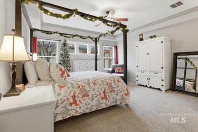 Welcome home to this beautiful 4-bedroom, 2.5-bath, two-story on Hunters Point Golf Club in ID - for sale on GolfHomes.com, golf home, golf lot