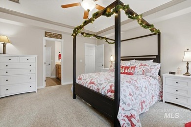 Welcome home to this beautiful 4-bedroom, 2.5-bath, two-story on Hunters Point Golf Club in ID - for sale on GolfHomes.com, golf home, golf lot