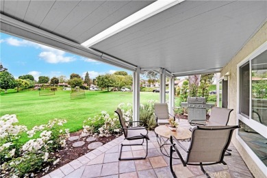 Set on a premium corner lot along the 8th fairway, this Casa on Leisure Village Par 3 Golf Course in California - for sale on GolfHomes.com, golf home, golf lot