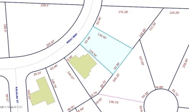 Excellent Wooded Lot in a highly desirable area. Deep property on Diamondhead Country Club in Mississippi - for sale on GolfHomes.com, golf home, golf lot