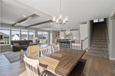This Hillcrest Sport, constructed by Hanson, is the residence on Sundance Golf and Bowl in Minnesota - for sale on GolfHomes.com, golf home, golf lot