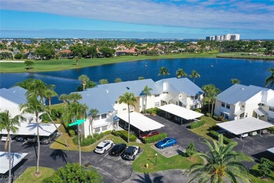 SUNLIGHT POURS IN OFF THE GLISTENING LAKE. Second floor end unit on Gulf Harbour Yacht and Country Club in Florida - for sale on GolfHomes.com, golf home, golf lot