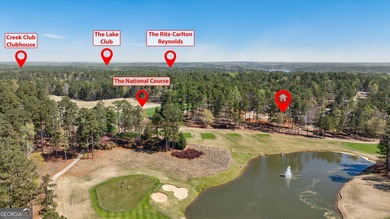Nestled within the prestigious Reynolds Lake Oconee community on Reynolds Lake Oconee - The National  in Georgia - for sale on GolfHomes.com, golf home, golf lot