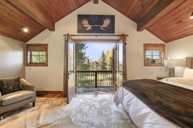 Set on 0.59 acres, this Carney Logan Burke-designed cabin offers on 3 Creek Ranch Golf Club in Wyoming - for sale on GolfHomes.com, golf home, golf lot