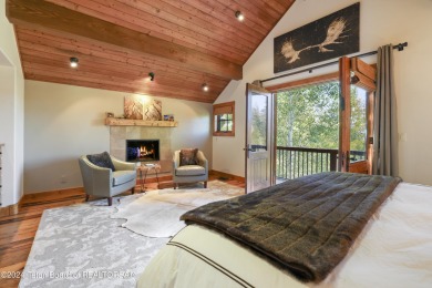 Set on 0.59 acres, this Carney Logan Burke-designed cabin offers on 3 Creek Ranch Golf Club in Wyoming - for sale on GolfHomes.com, golf home, golf lot