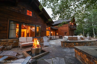 Set on 0.59 acres, this Carney Logan Burke-designed cabin offers on 3 Creek Ranch Golf Club in Wyoming - for sale on GolfHomes.com, golf home, golf lot