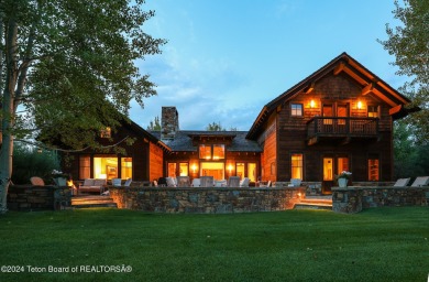 Set on 0.59 acres, this Carney Logan Burke-designed cabin offers on 3 Creek Ranch Golf Club in Wyoming - for sale on GolfHomes.com, golf home, golf lot