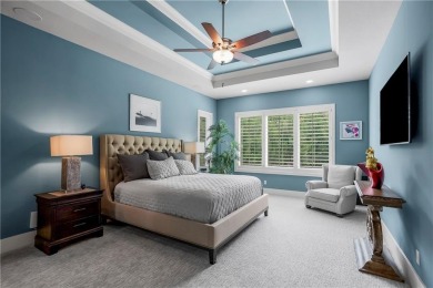 This fabulous custom home built by Starr Homes sits nestled on a on Nicklaus Golf Club At LionsGate in Kansas - for sale on GolfHomes.com, golf home, golf lot