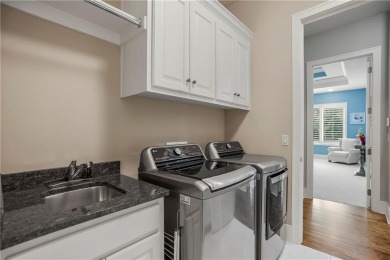 This fabulous custom home built by Starr Homes sits nestled on a on Nicklaus Golf Club At LionsGate in Kansas - for sale on GolfHomes.com, golf home, golf lot