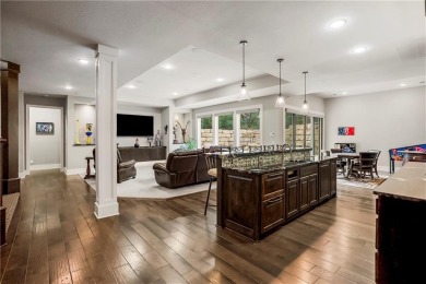 This fabulous custom home built by Starr Homes sits nestled on a on Nicklaus Golf Club At LionsGate in Kansas - for sale on GolfHomes.com, golf home, golf lot