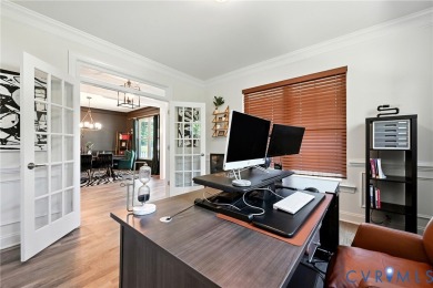 Now Available in Brickshire! This spectacular 2021-built on Brickshire Golf Club in Virginia - for sale on GolfHomes.com, golf home, golf lot