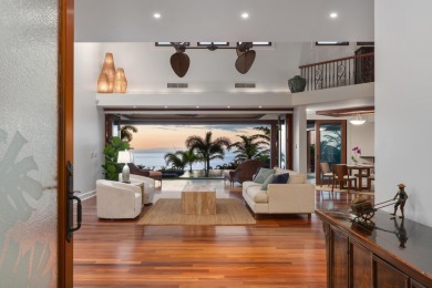 This exceptional two-story custom home offers 4 bedrooms, 4 full on Kona Country Club Golf Course in Hawaii - for sale on GolfHomes.com, golf home, golf lot