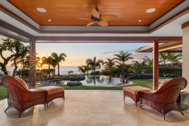 This exceptional two-story custom home offers 4 bedrooms, 4 full on Kona Country Club Golf Course in Hawaii - for sale on GolfHomes.com, golf home, golf lot