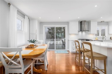 Set in the heart of Warwick Neck, this thoughtfully reimagined on Warwick Country Club in Rhode Island - for sale on GolfHomes.com, golf home, golf lot