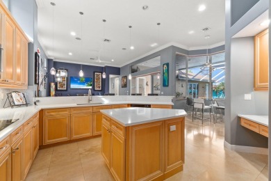 Welcome to this exquisite custom-built courtyard home, perfectly on The Cape Club of Palm City in Florida - for sale on GolfHomes.com, golf home, golf lot