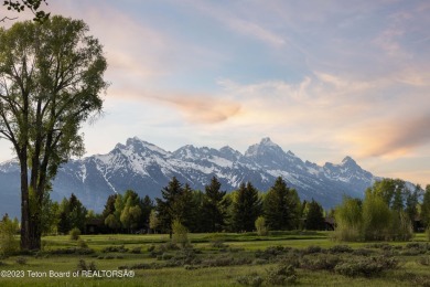This rare frontline 1.11-acre homesite with unobstructed views on Jackson Hole Golf and Tennis Club in Wyoming - for sale on GolfHomes.com, golf home, golf lot