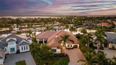 Experience the allure of Salerno's luxurious waterfront on Miromar Lakes Golf Club in Florida - for sale on GolfHomes.com, golf home, golf lot