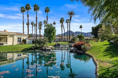Tranquil and private setting overlooking the PebbleTec pool/spa on Desert Horizons Country Club in California - for sale on GolfHomes.com, golf home, golf lot
