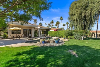 Tranquil and private setting overlooking the PebbleTec pool/spa on Desert Horizons Country Club in California - for sale on GolfHomes.com, golf home, golf lot