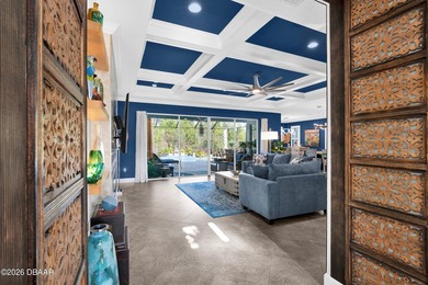 Step into this stunning 2/2.5 with den Aruba model showcasing on LPGA International Golf Course in Florida - for sale on GolfHomes.com, golf home, golf lot