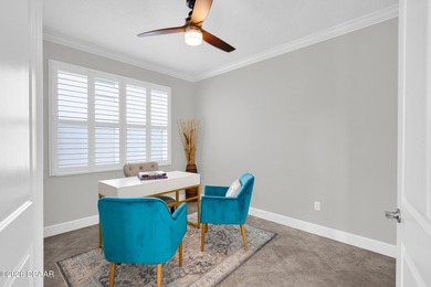 Step into this stunning 2/2.5 with den Aruba model showcasing on LPGA International Golf Course in Florida - for sale on GolfHomes.com, golf home, golf lot