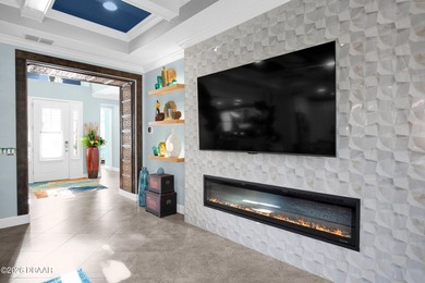 Step into this stunning 2/2.5 with den Aruba model showcasing on LPGA International Golf Course in Florida - for sale on GolfHomes.com, golf home, golf lot