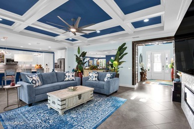 Step into this stunning 2/2.5 with den Aruba model showcasing on LPGA International Golf Course in Florida - for sale on GolfHomes.com, golf home, golf lot