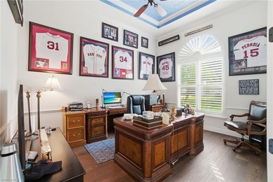 Prepare to experience a residence where timeless craftsmanship on Shadow Wood Preserve in Florida - for sale on GolfHomes.com, golf home, golf lot