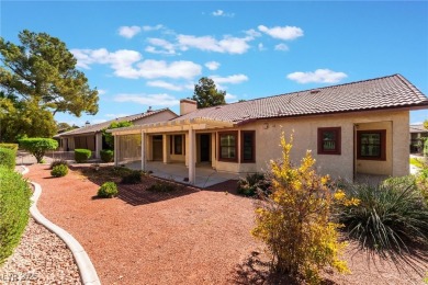 Discover this beautifully maintained 2 bed, 2 bath single-story on Los Prados Golf Course in Nevada - for sale on GolfHomes.com, golf home, golf lot