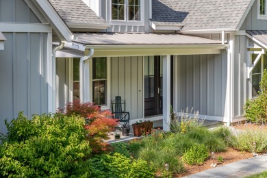 This elegant four-bedroom home, built in 2021, is perfectly on The Club at River Oaks in Connecticut - for sale on GolfHomes.com, golf home, golf lot