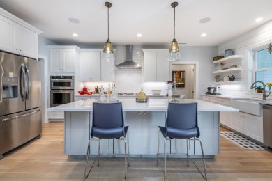 This elegant four-bedroom home, built in 2021, is perfectly on The Club at River Oaks in Connecticut - for sale on GolfHomes.com, golf home, golf lot