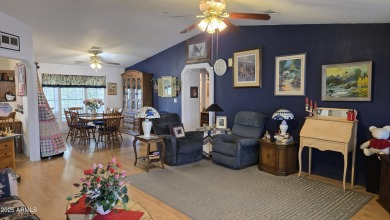 Super-wide 2BR 2BA Den Oversized Garage located in Happy Trails on Great Eagle Golf Club in Arizona - for sale on GolfHomes.com, golf home, golf lot