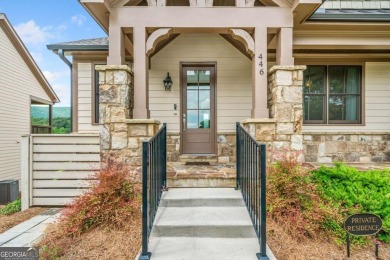 Luxury Craftsman Golf Villa Overlooks the First Tee of The on The Highlands Course at Lake Arrowhead in Georgia - for sale on GolfHomes.com, golf home, golf lot