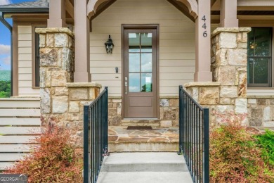 Luxury Craftsman Golf Villa Overlooks the First Tee of The on The Highlands Course at Lake Arrowhead in Georgia - for sale on GolfHomes.com, golf home, golf lot