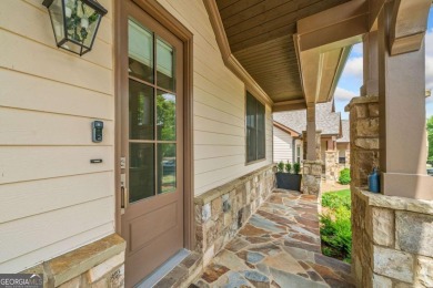 Luxury Craftsman Golf Villa Overlooks the First Tee of The on The Highlands Course at Lake Arrowhead in Georgia - for sale on GolfHomes.com, golf home, golf lot
