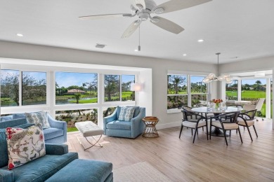 Panoramic, sweeping lake & golf views from every window of this on Quail Ridge Golf Course and Country Club in Florida - for sale on GolfHomes.com, golf home, golf lot
