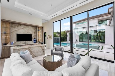 An architectural gem newly constructed in 2024, this on St. Andrews Country Club of Boca Raton in Florida - for sale on GolfHomes.com, golf home, golf lot